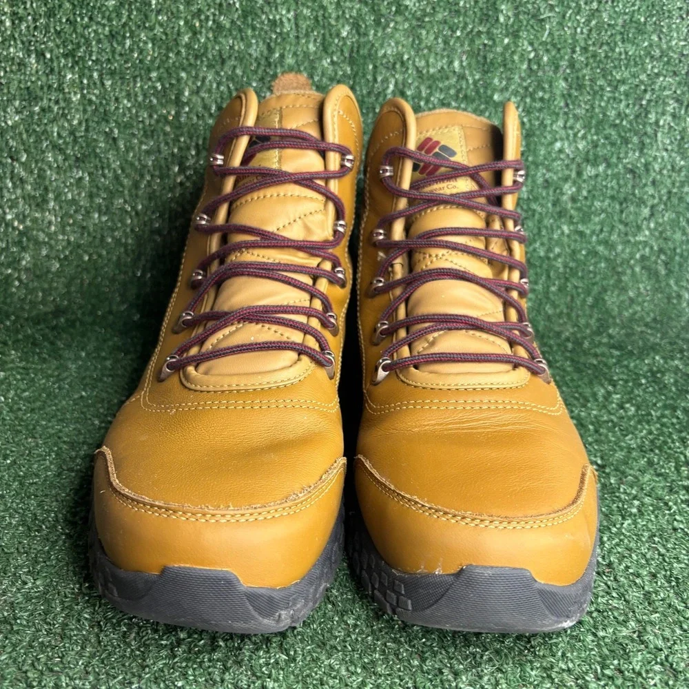 Columbia Fairbanks Omni-Heat Waterproof‎ Leather Gorp Hiking Boot Brown Mens 12